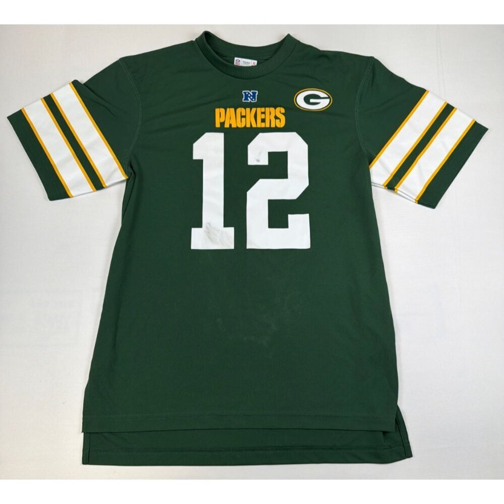 Aaron Rodgers Green Bay Packers NFL Team Apparel Youth L Jersey Green No. 12